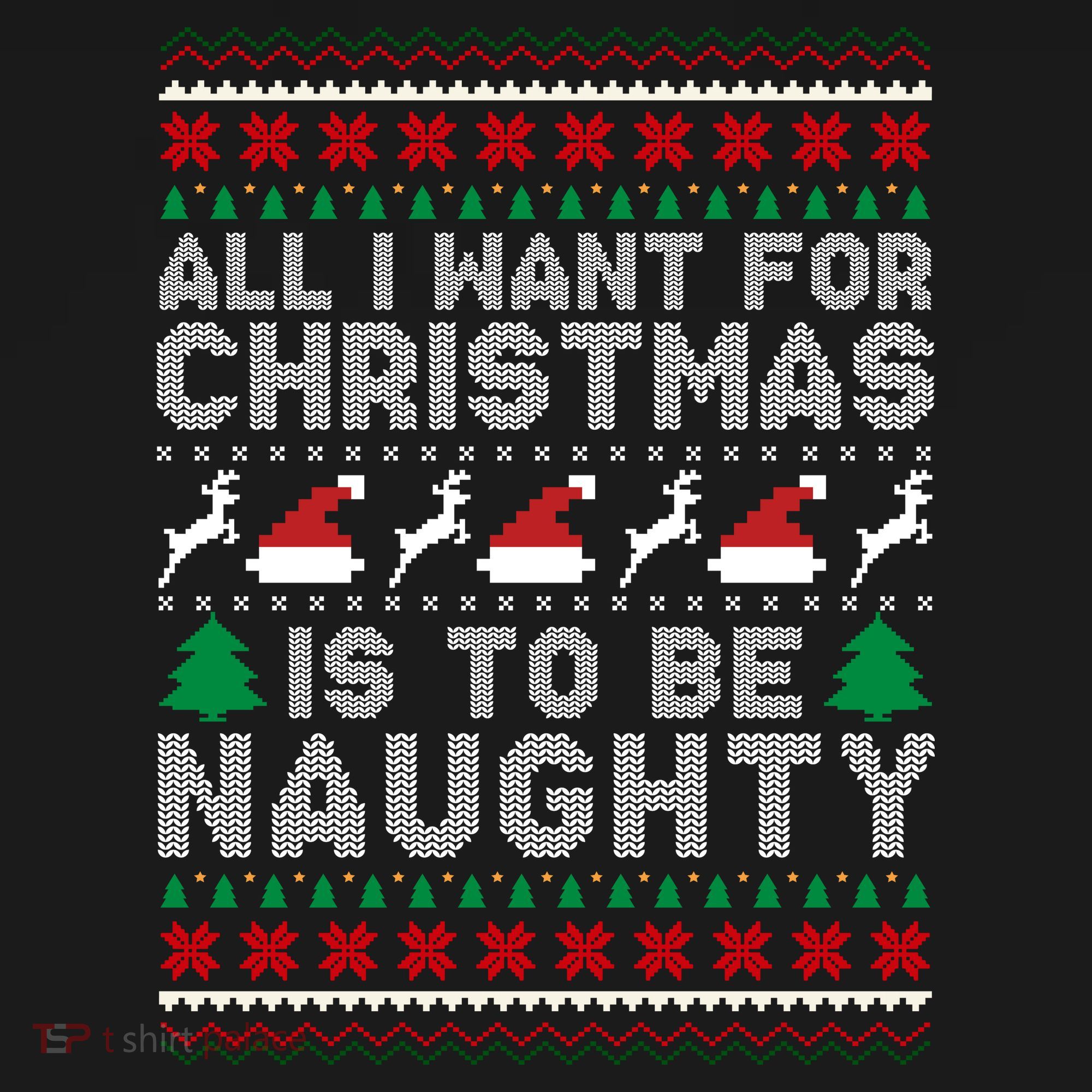 All I Want For Christmas Is To Be Naughty Ornament