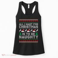 All I Want For Christmas Is To Be Naughty Women's Tank Top thumb 0