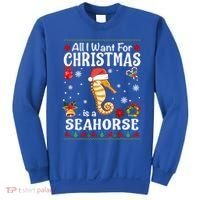 All I Want For Christmas Is A Seahorse Ugly Sweater Xmas Gift Sweatshirt thumb 0