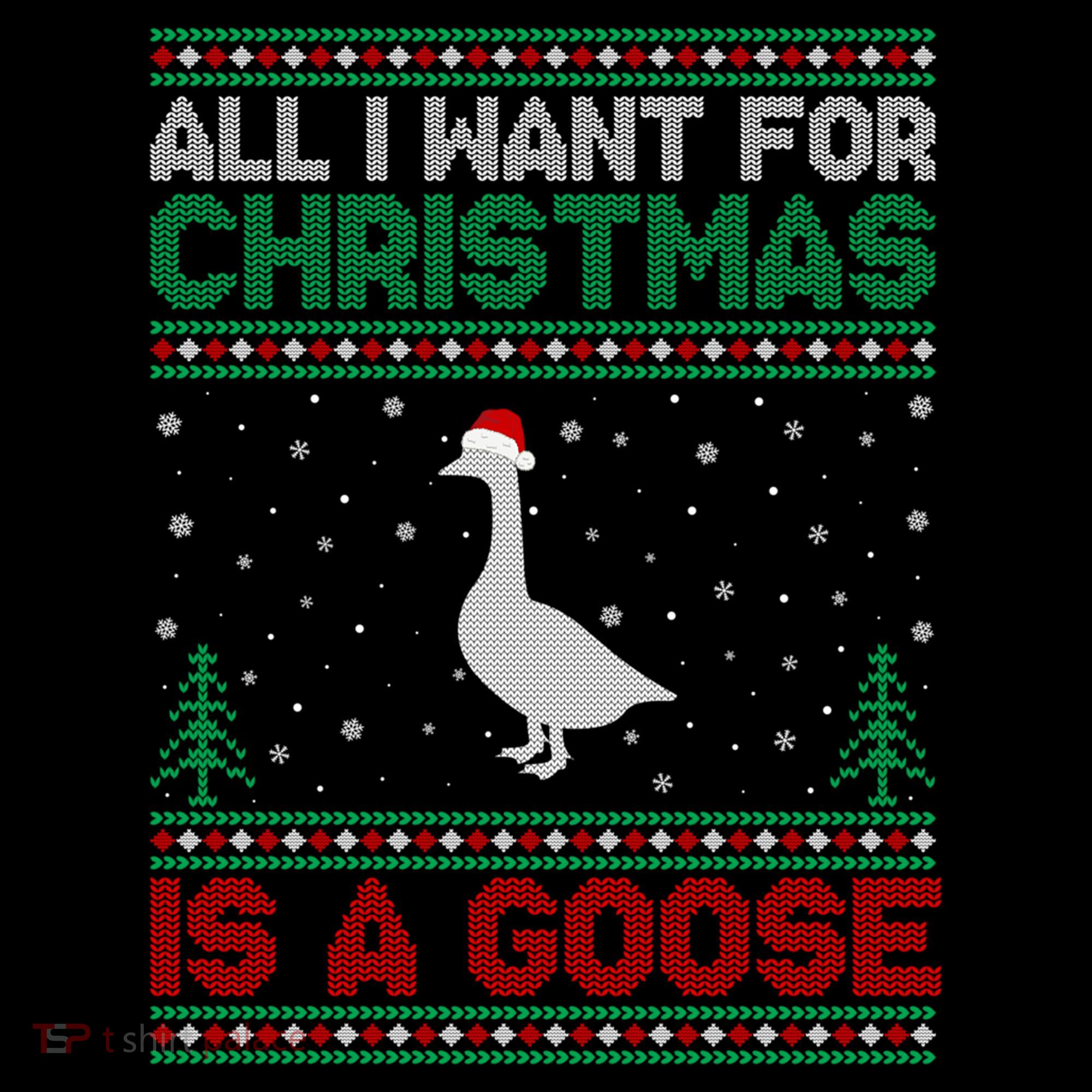 All I Want For Xmas Is A Goose Ugly Christmas Sweater Great Gift Coffee Mug