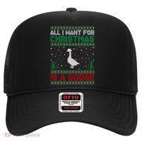 All I Want For Xmas Is A Goose Ugly Christmas Sweater Great Gift Hat thumb 0