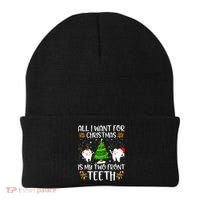 All I Want For Christmas Is My Two Front Teeth Funny Gift Beanie thumb 0