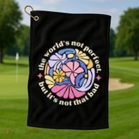 Alec If We Have Eachother Floral Art Benjamin Golf Towel thumb 1