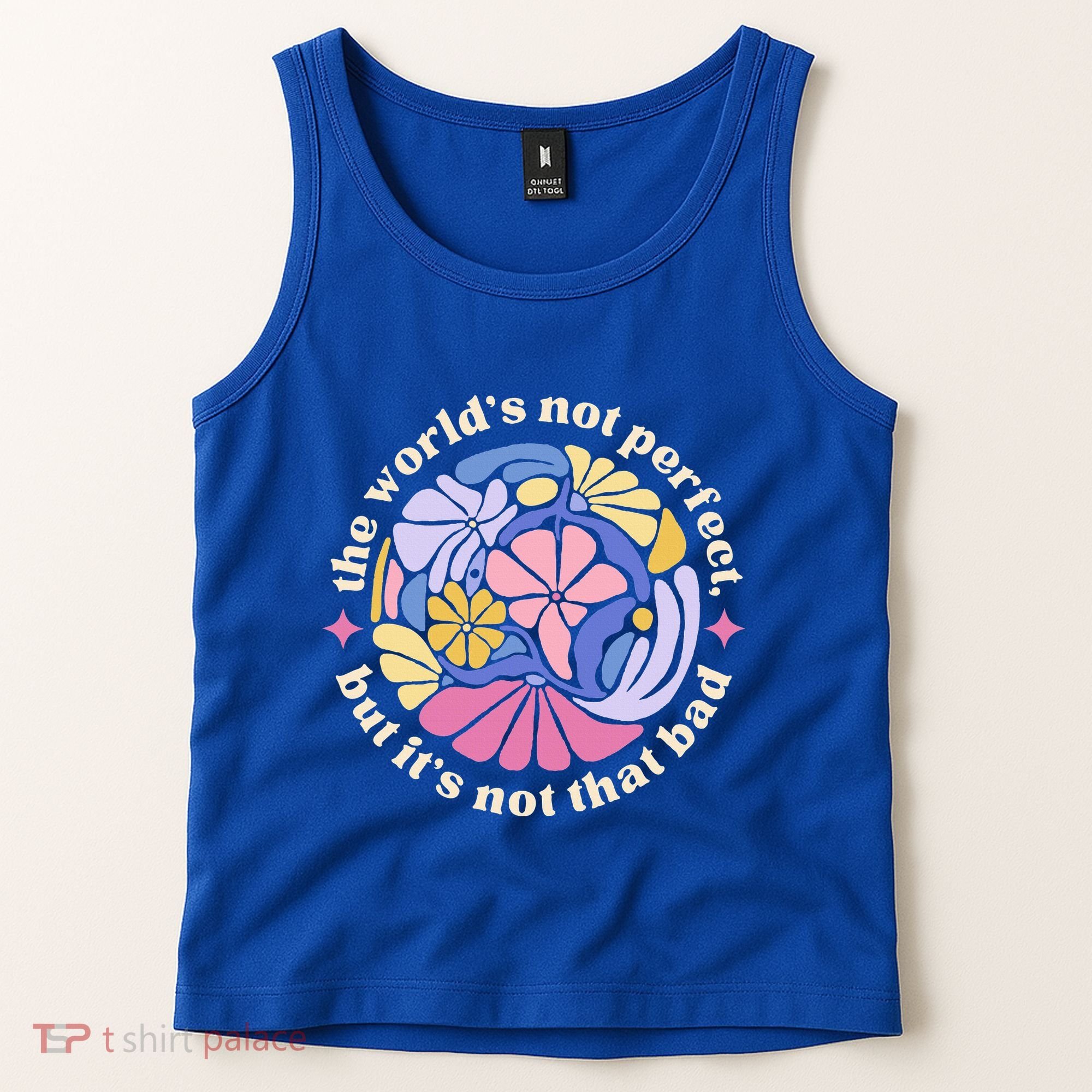 Alec If We Have Eachother Floral Art Benjamin Tank Top