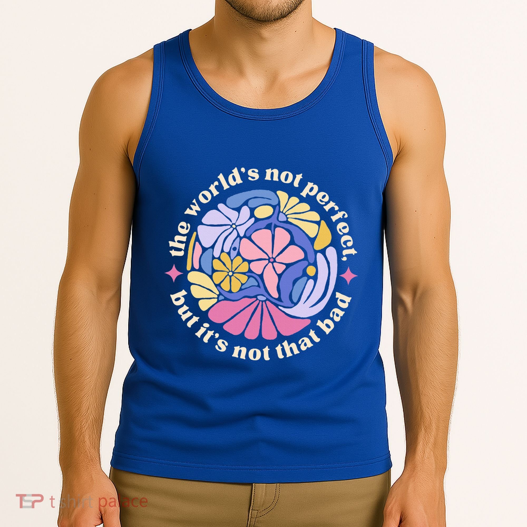Alec If We Have Eachother Floral Art Benjamin Tank Top