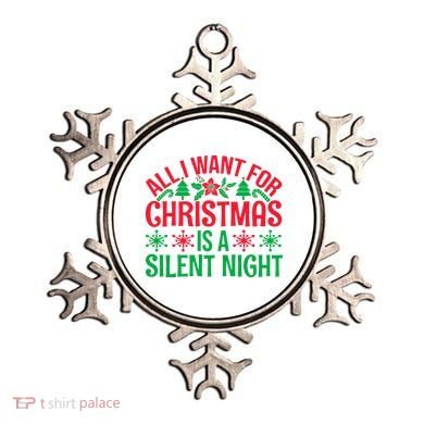 All I Want For Christmas Is A Silent Night Ornament