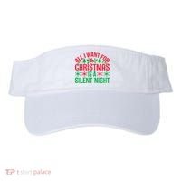 All I Want For Christmas Is A Silent Night Visor thumb 0