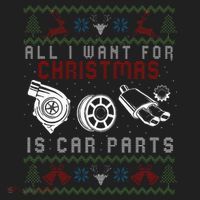 All I Want For Christmas Is More Car Parts Ugly Christmas Beanie thumb 2