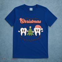 All I Want For Christmas Is My Two Front Teeth Xmas Tree Funny Gift T-Shirt thumb 5
