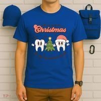 All I Want For Christmas Is My Two Front Teeth Xmas Tree Funny Gift T-Shirt thumb 6