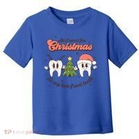 All I Want For Christmas Is My Two Front Teeth Xmas Tree Funny Gift Toddler T-Shirt thumb 0