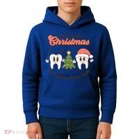 All I Want For Christmas Is My Two Front Teeth Xmas Tree Funny Gift Kids Hoodie thumb 4