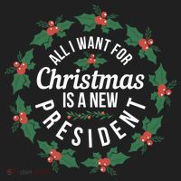 All I Want For Christmas Is A New President Gift Beanie thumb 2