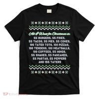 All I Want For Christmas Is 55 Burgers Tacky Sweater T-Shirt thumb 0