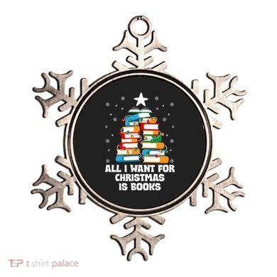 All I Want For Christmas Is Books Xmas Book Reader Reading Gift Ornament