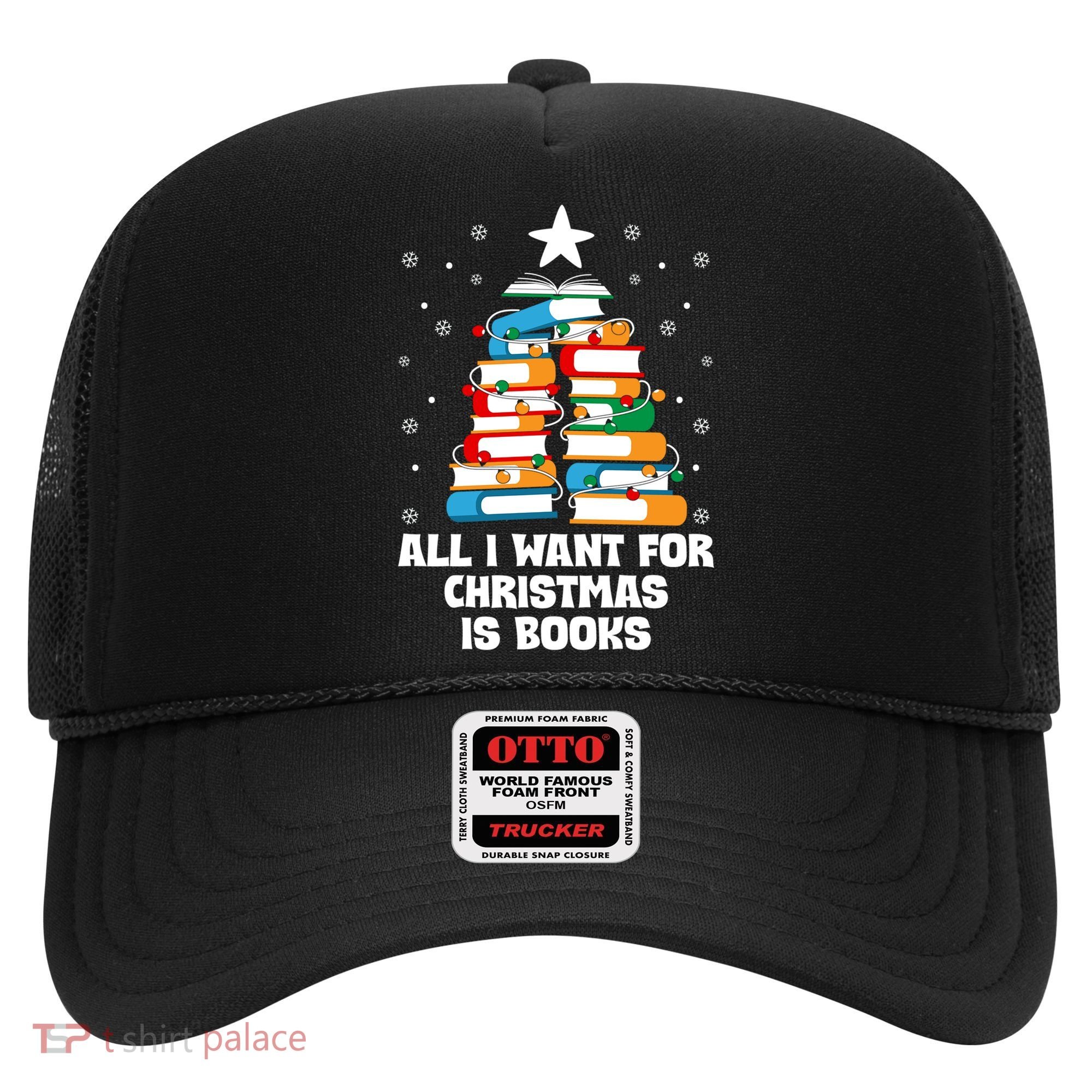 All I Want For Christmas Is Books Xmas Book Reader Reading Gift Hat