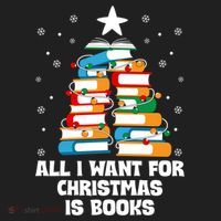 All I Want For Christmas Is Books Xmas Book Reader Reading Gift Golf Towel thumb 3