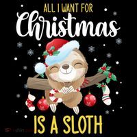 All I Want For Christmas Is A Sloth Funny Sleeping Sloth Gift Coffee Mug thumb 5