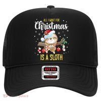 All I Want For Christmas Is A Sloth Funny Sleeping Sloth Gift Hat thumb 0