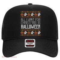All I Want For Christmas Is Halloween Ugly Sweater Holiday Gift Hat thumb 0