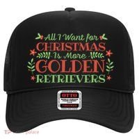 All I Want For Christmas Is More Golden Retrievers Hat thumb 0