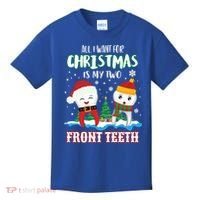 All I Want For Christmas Is My Two Front Teeth Xmas Gift Kids T-Shirt thumb 0