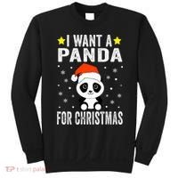 All I Want For Christmas Is More Pandas Christmas Sweatshirt thumb 0
