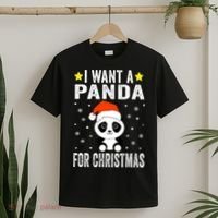 All I Want For Christmas Is More Pandas Christmas T-Shirt thumb 2