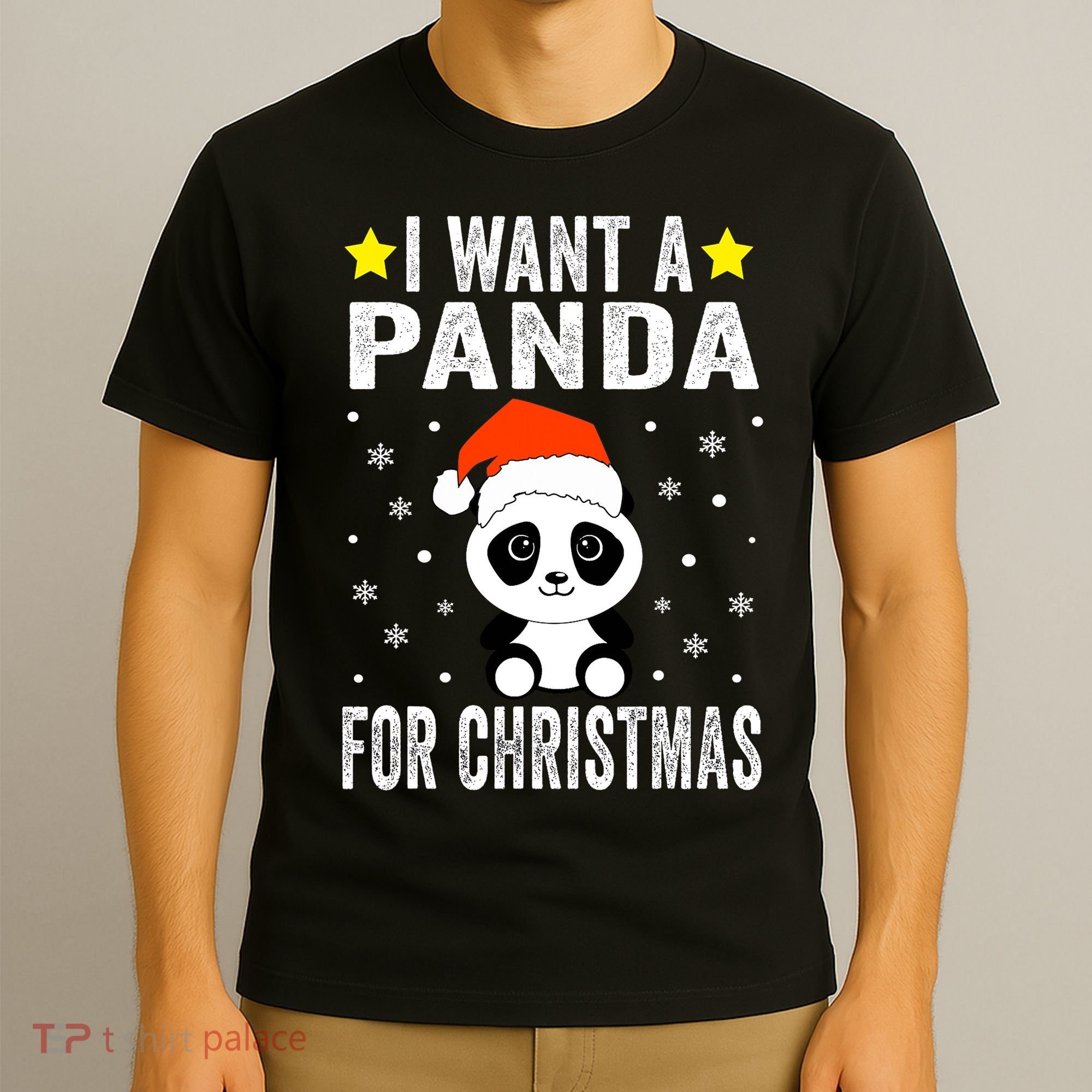 All I Want For Christmas Is More Pandas Christmas T-Shirt