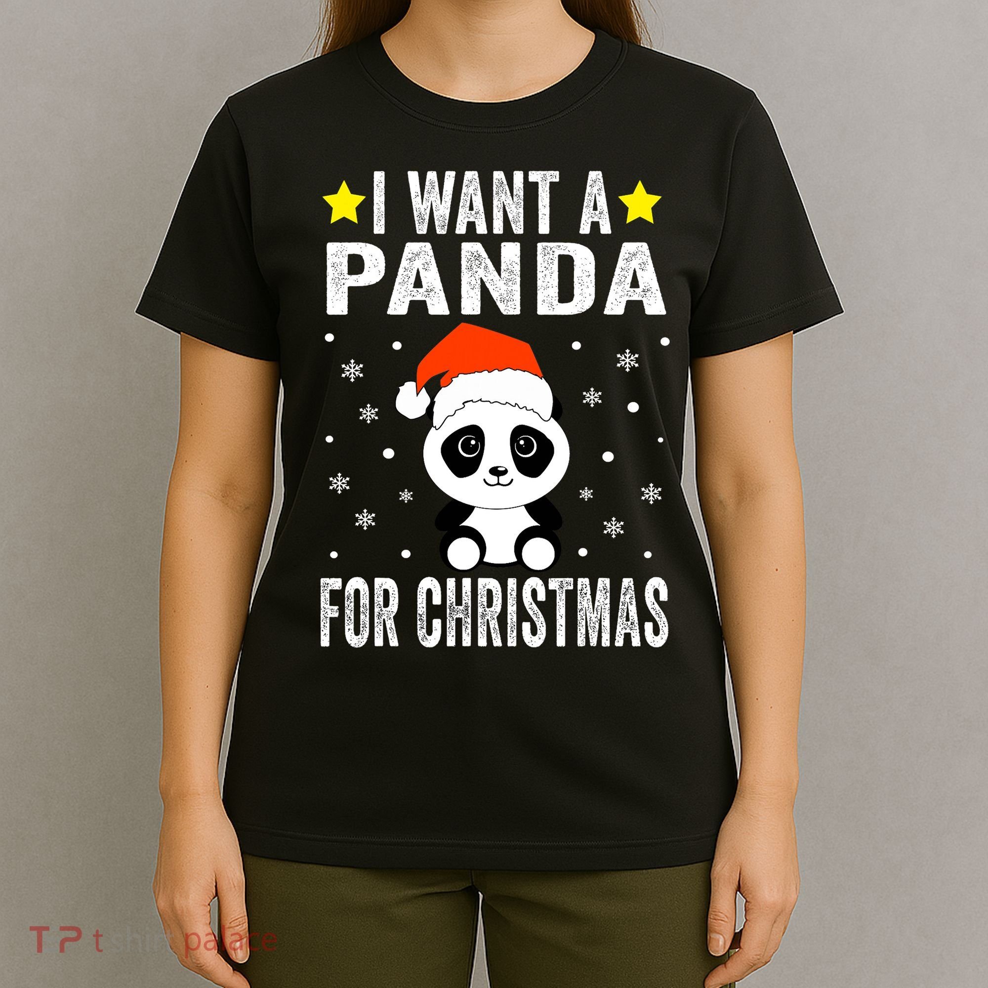 All I Want For Christmas Is More Pandas Christmas T-Shirt