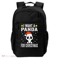 All I Want For Christmas Is More Pandas Christmas Backpack thumb 0