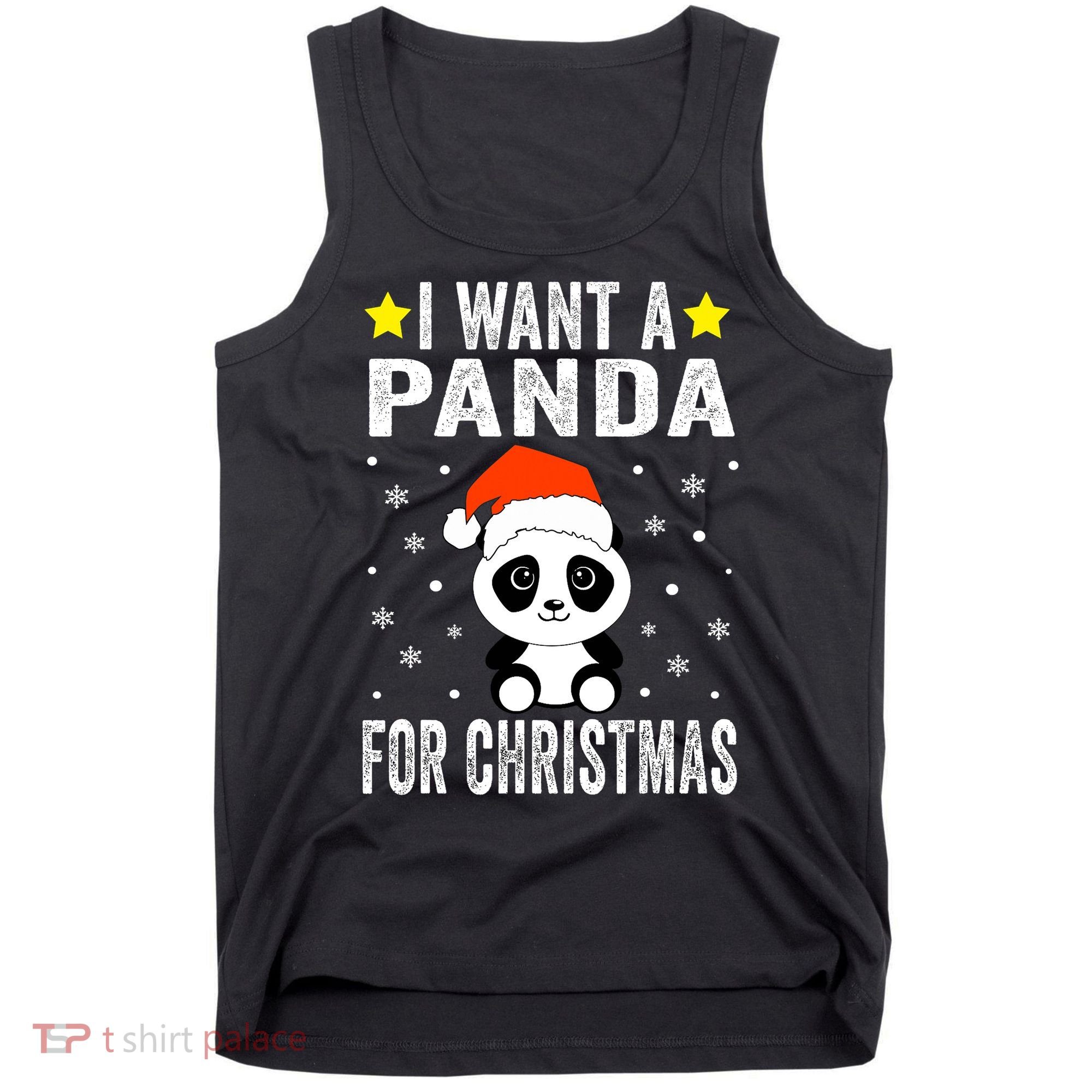 All I Want For Christmas Is More Pandas Christmas Tank Top