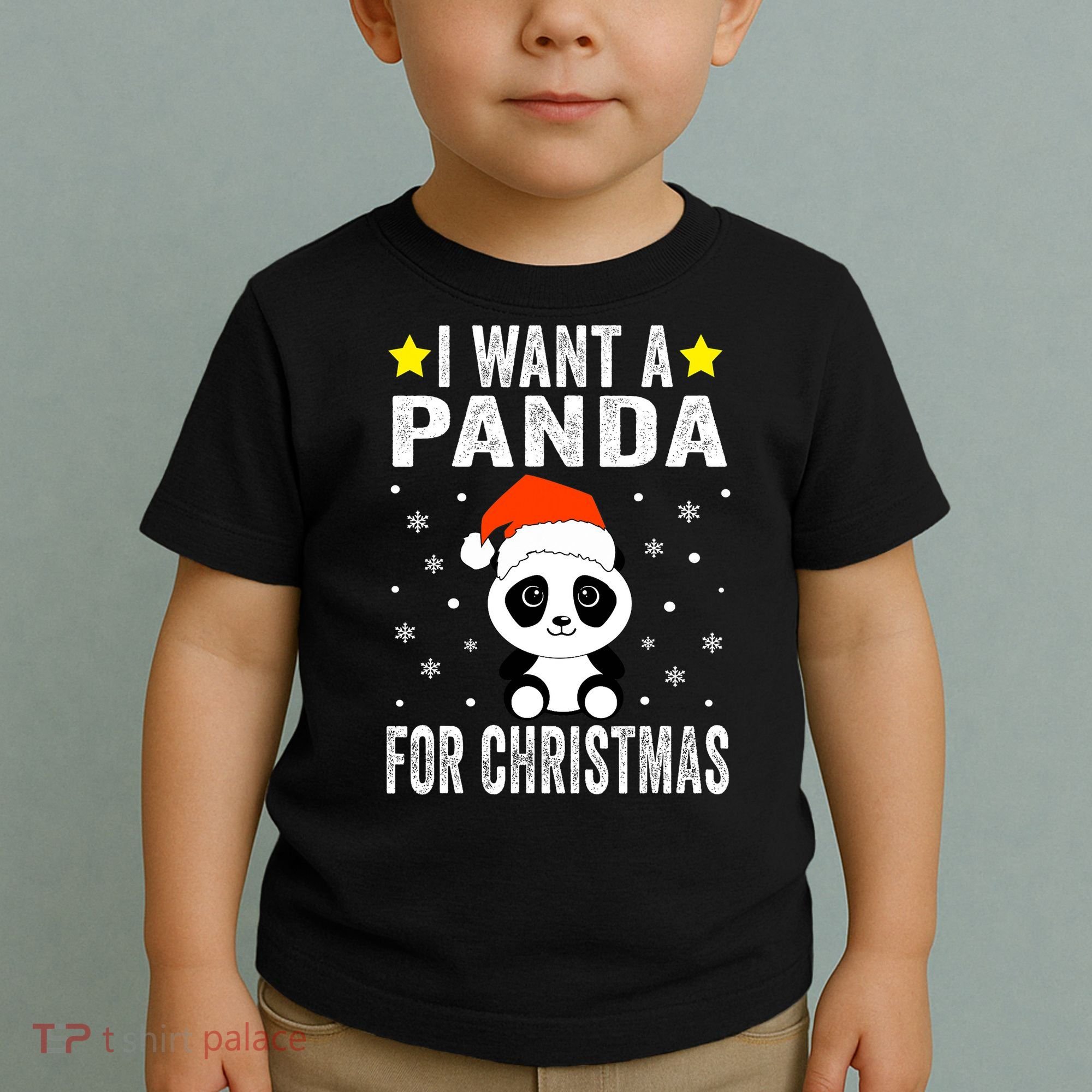 All I Want For Christmas Is More Pandas Christmas Toddler T-Shirt