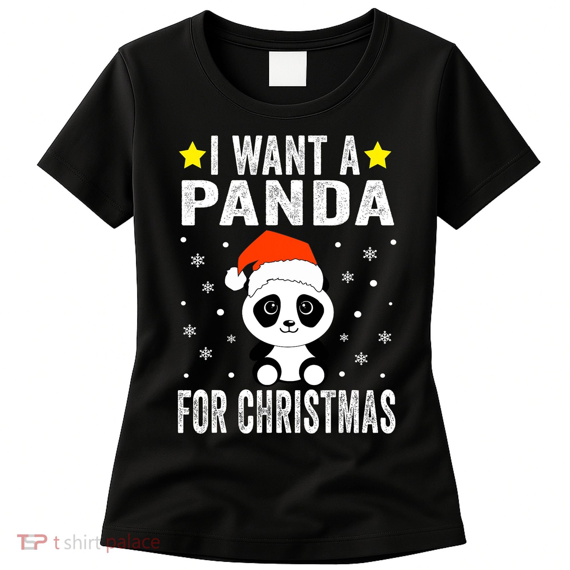 All I Want For Christmas Is More Pandas Christmas Women's T-Shirt