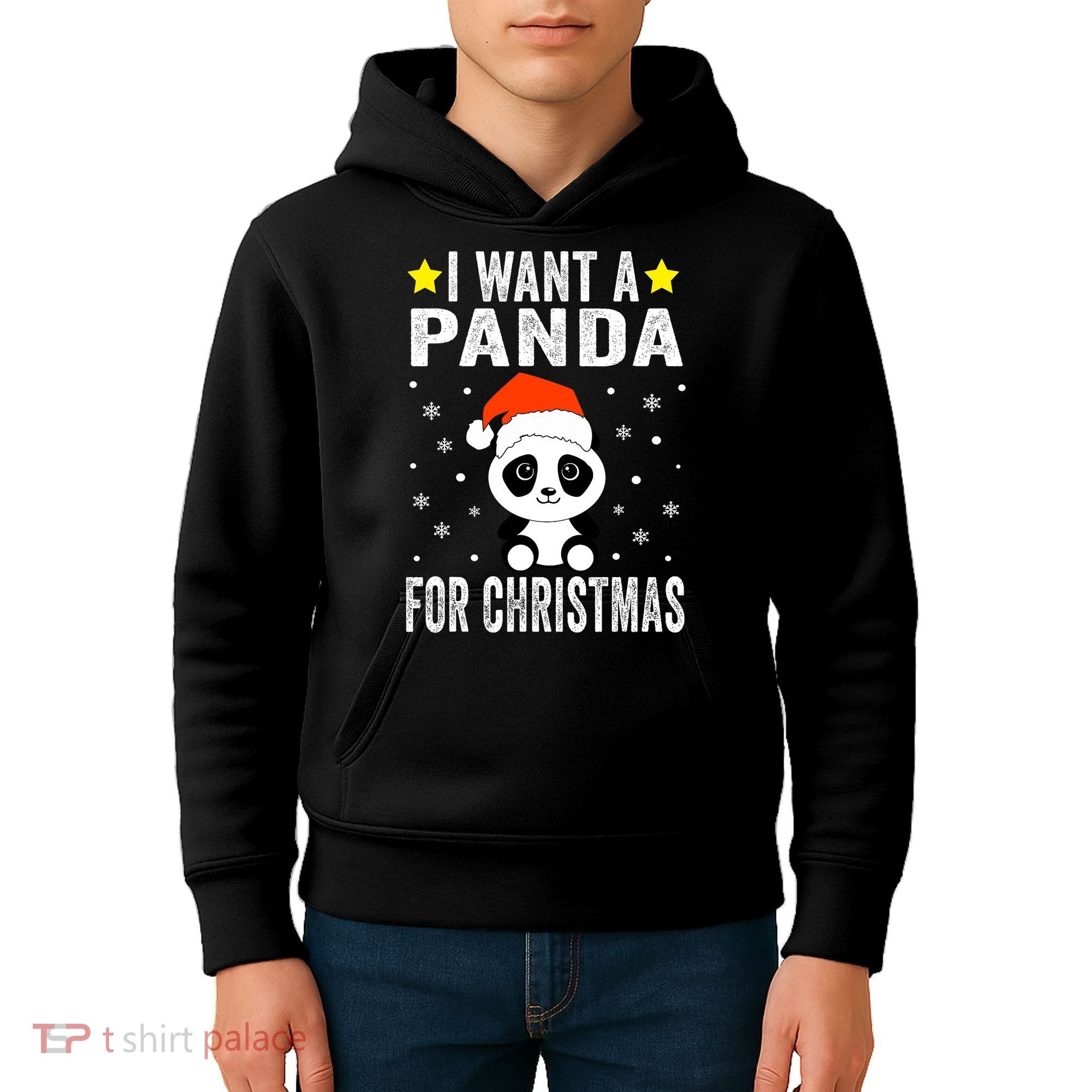 All I Want For Christmas Is More Pandas Christmas Kids Hoodie