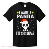 All I Want For Christmas Is More Pandas Christmas Kids T-Shirt thumb 0