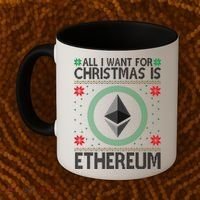 All I Want For Christmas Is Ethereum Crypto Holiday Coffee Mug thumb 2
