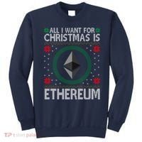 All I Want For Christmas Is Ethereum Crypto Holiday Sweatshirt thumb 0