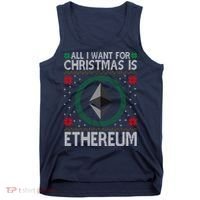 All I Want For Christmas Is Ethereum Crypto Holiday Tank Top thumb 0