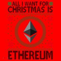 All I Want For Christmas Is Ethereum Crypto Holiday Santa Hat thumb 1