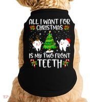 All I Want For Christmas Is My Two Front Teeth Doggie Tank thumb 0
