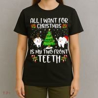 All I Want For Christmas Is My Two Front Teeth T-Shirt thumb 4