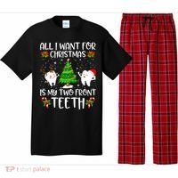 All I Want For Christmas Is My Two Front Teeth Pajama Set thumb 0