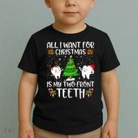 All I Want For Christmas Is My Two Front Teeth Toddler T-Shirt thumb 2