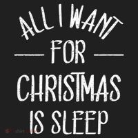 All I Want For Christmas Is Sleep Funny Tired Christmas Cool Gift Hat thumb 2
