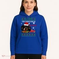 All I Want For Christmas Is Dachshund Ugly Christmas Sweater Funny Gift Hoodie thumb 5