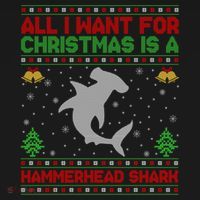 All I Want For Christmas Is A Hammerhead Shark Ugly Xmas Gift Doggie Tank thumb 4