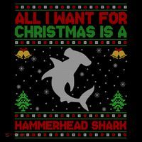 All I Want For Christmas Is A Hammerhead Shark Ugly Xmas Gift Coffee Mug thumb 5