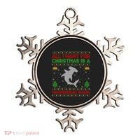 All I Want For Christmas Is A Hammerhead Shark Ugly Xmas Gift Ornament thumb 0
