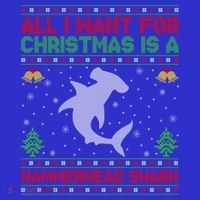 All I Want For Christmas Is A Hammerhead Shark Ugly Xmas Gift Visor thumb 3